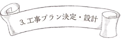 3.工事プラン決定・設計